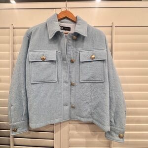 Light Blue Women's Jacket from Zara